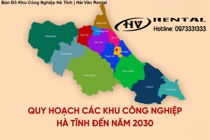 Bản đồ khu công nghiệp Hà Tĩnh