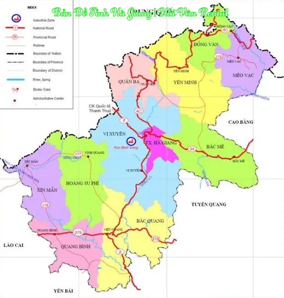 Bản đồ tỉnh Hà Giang