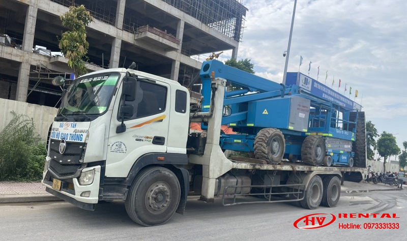 Cho thuê xe boom lift 24m tại Thành Phố Bảo Lộc, Lâm Đồng