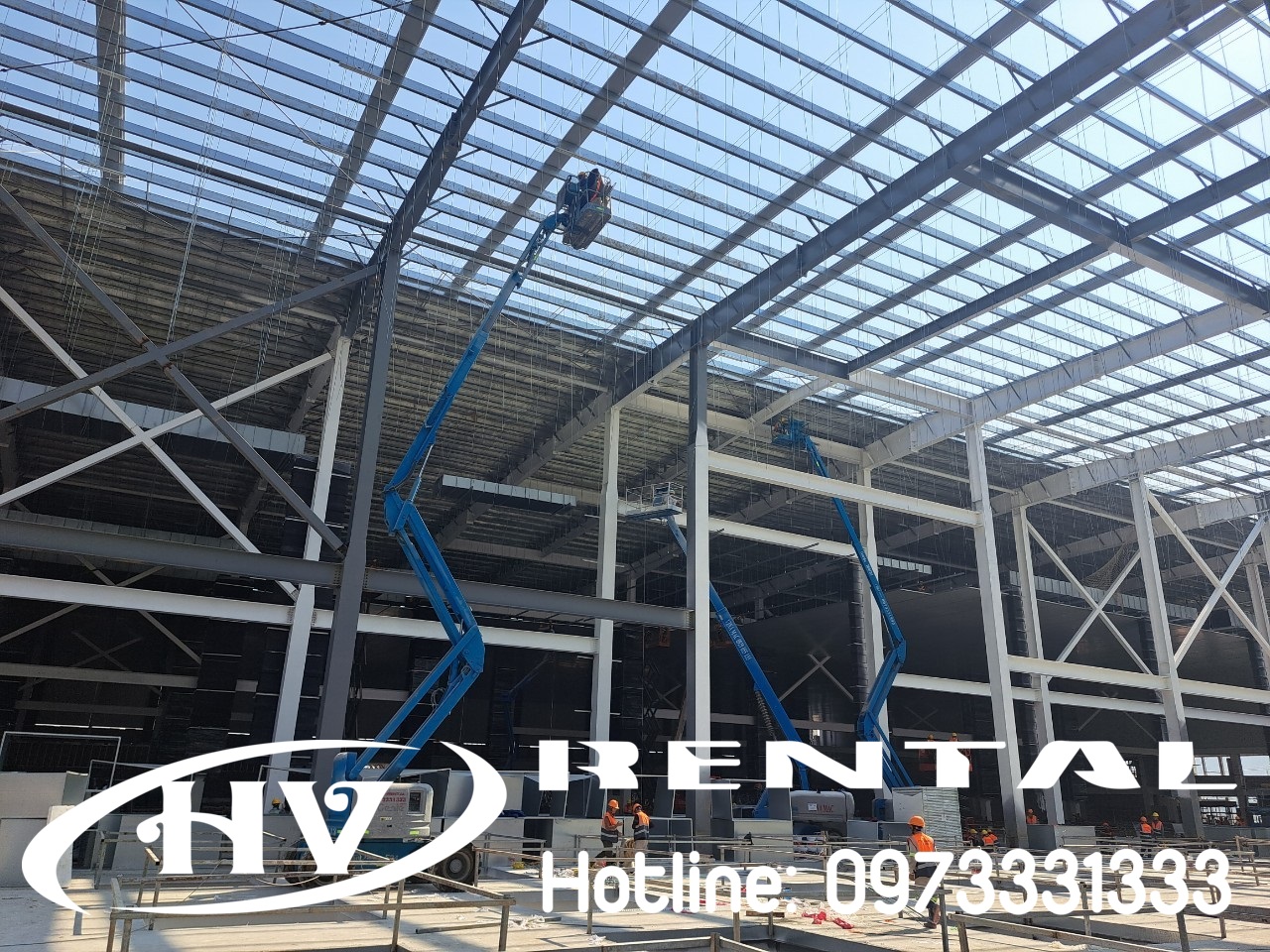 Hải Vân Rental cho Thuê xe nâng người Hải Phòng