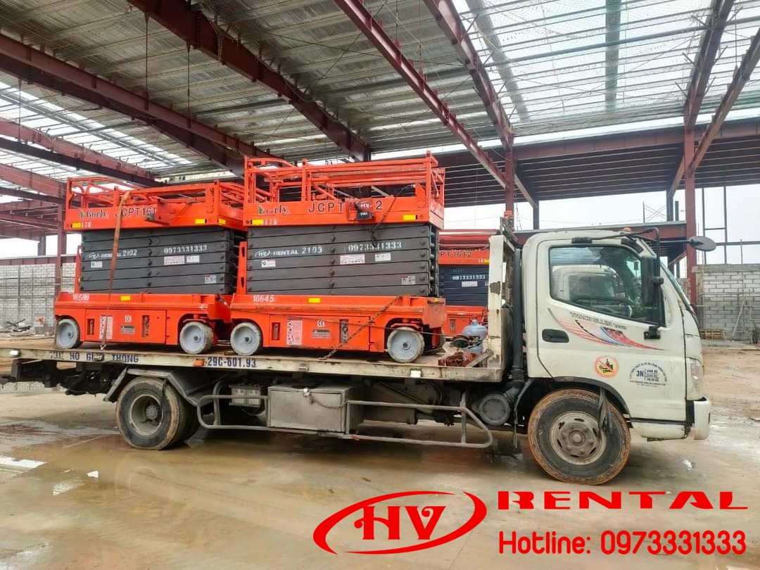 Hải Vân Rental chuyên dịch vụ thuê xe nâng người Bắc Ninh