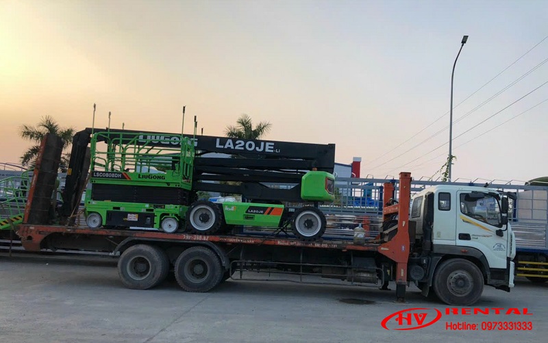 Thuê xe boom lift 16m tại KCN Bắc Duyên Hải, Lào Cai