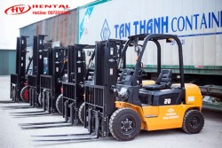 Bán xe nâng hàng chạy dầu giá rẻ, chất lượng 2025 - Hải Vân Rental
